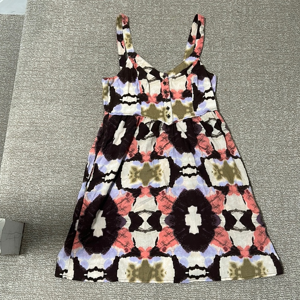 Anthropologie tie dye dress